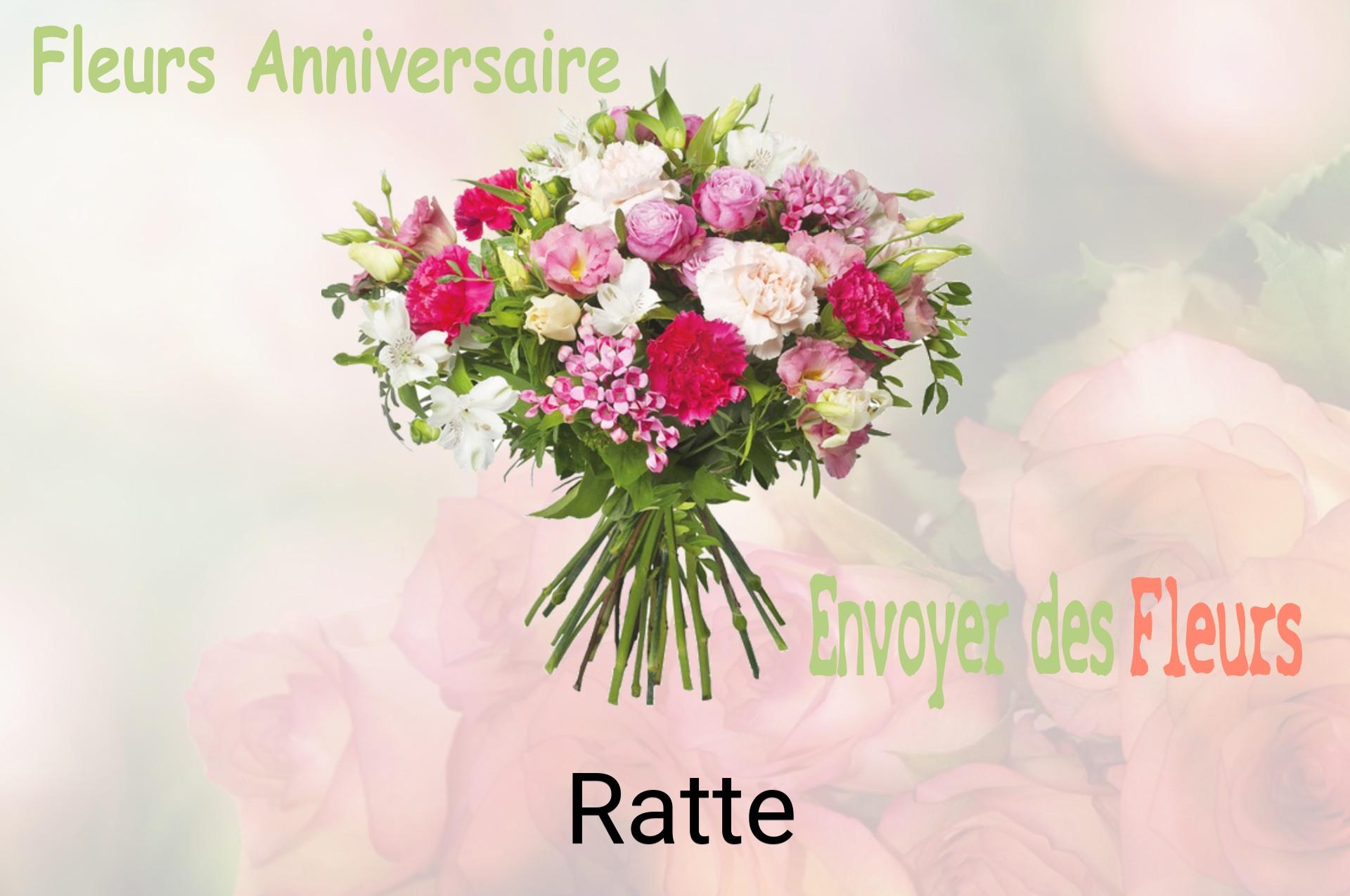 Bouquet de fleurs d’anniversaire livré à Ratte